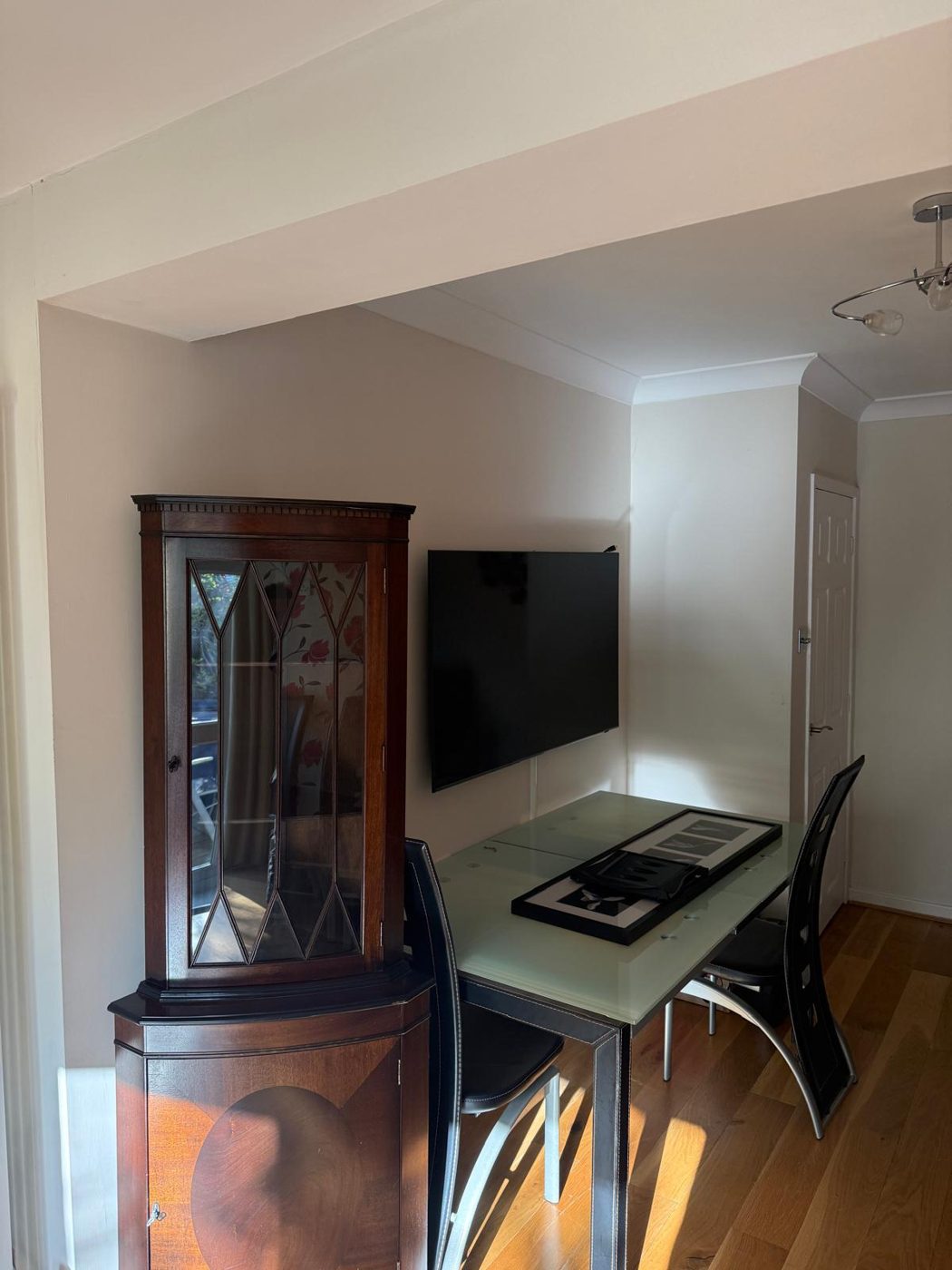 Finished living room