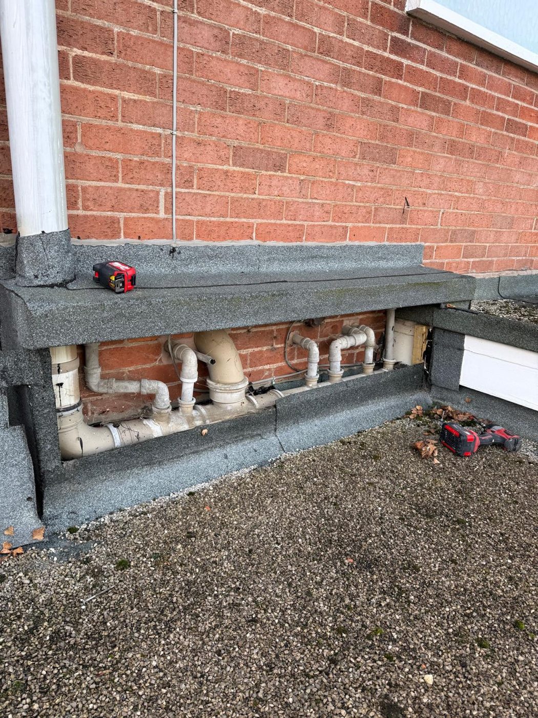 Extension groundworks